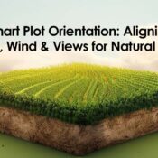 Smart Plot Orientation Aligning with Sun Wind Views for Natural Comfort