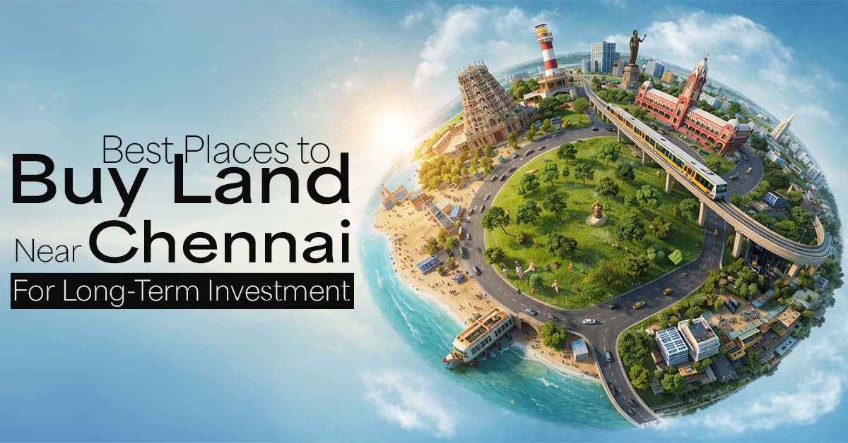 Best places to buy land near Chennai for long-term investment